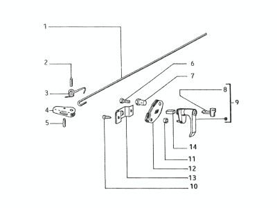 Handle for side and rear door